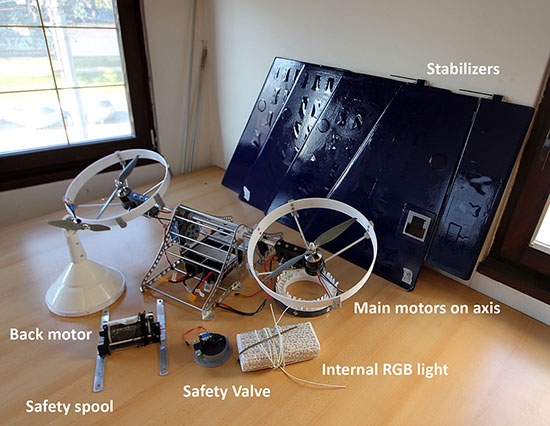 10-m-RC-Blimp-components